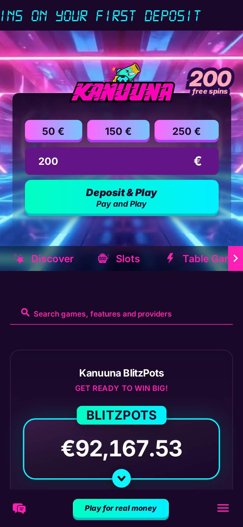 Kanuuna — etusivu